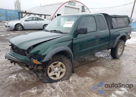 2002 Toyota Tacoma Base V6 from USA, damaged, VIN 5TEWN72N72Z122189